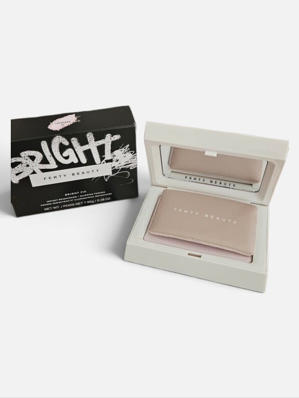 Fenty Beauty Bright Fix Instant Brightening Powder Lavender NWT